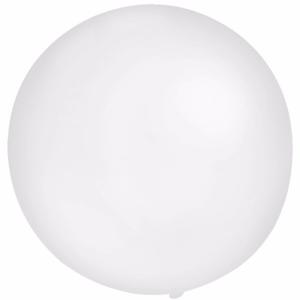 Verjaardagfeest ballonnen - 60 cm - wit - extra grote ballon - versiering - verjaardag