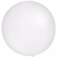 Verjaardagfeest ballonnen - 60 cm - wit - extra grote ballon - versiering - verjaardag