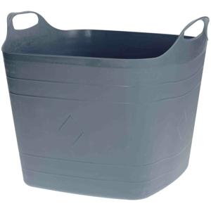 Bathroom Solutions Flexibele kuip - grijs - 40 liter - emmer - wasmand