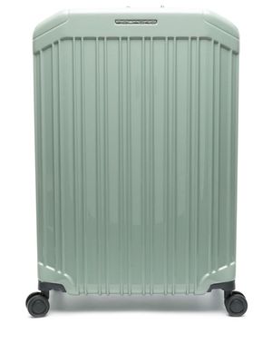 PIQUADRO valise à plaque logo - Vert