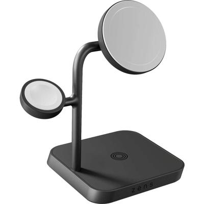 ZENS Aluminium Series 4 in 1 Wireless MagSafe Charger ZEAPDC01/00 Inductie lader Zwart