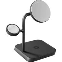 ZENS Aluminium Series 4 in 1 Wireless MagSafe Charger ZEAPDC01/00 Inductie lader Zwart