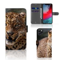 Apple iPhone 11 Pro Max | Telefoonhoesje | Met pasjeshouder | Luipaard