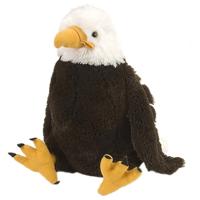 Wild Republic Pluche Amerikaanse zeearend - vogel knuffel - 30 cm - vogels