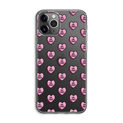 GIRL POWER: iPhone 11 Pro Max Transparant Hoesje