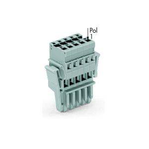 WAGO 769-102/021-000 Connector, female Grijs 50 stuk(s)