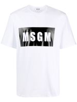 MSGM t-shirt à logo imprimé - Blanc - thumbnail