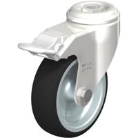 Blickle LKRXA-PATH 101G-FI Zwenkwiel met rem Wieldiameter: 100 mm Draagvermogen (max.): 120 kg 1 stuk(s)
