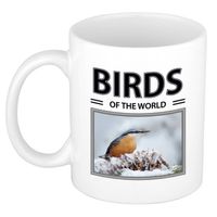 Foto mok Boomklever beker - birds of the world cadeau Boomklever vogels liefhebber - feest mokken - thumbnail