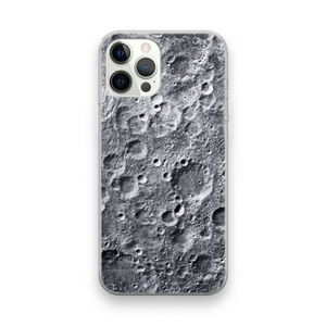 Maanlandschap: iPhone 12 Pro Transparant Hoesje