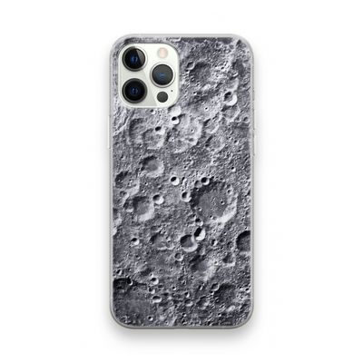 Maanlandschap: iPhone 12 Pro Transparant Hoesje