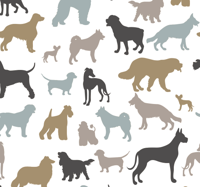 Dieren behang Honden rassen