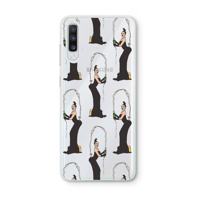 Pop Some Kim: Samsung Galaxy A70 Transparant Hoesje