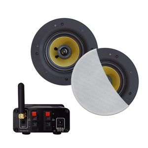 Bluetooth Audiosysteem Aquasound 70 Watt Met Samba Speakerset Mat Wit Aquasound