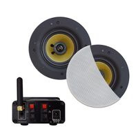 Bluetooth Audiosysteem Aquasound  70 Watt Met Samba Speakerset Mat Wit Aquasound