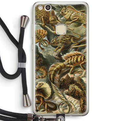 Haeckel Lacertilia: Huawei Ascend P10 Lite Transparant Hoesje met koord