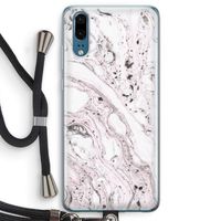 Mengelmoes: Huawei P20 Transparant Hoesje met koord