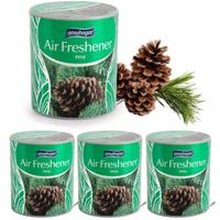 Geur gel Dennen geur - 4x - 95 gram - geur blikje - 6 x 7 cm - auto/interieurparfum/luchtverfrisser