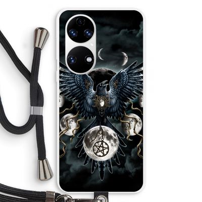 Sinister Wings: Huawei P50 Transparant Hoesje met koord
