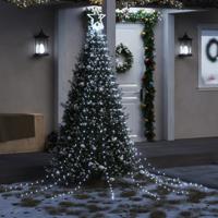 VidaXL Kerstboomverlichting 320 koudwitte led's 375 cm