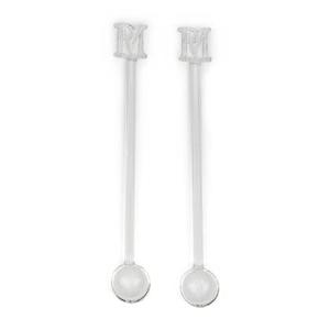 Riviera Maison - RM Glass Spoons Set Of 2 pieces - Transparant