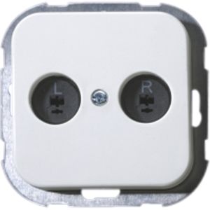 Opus luidspreker contactdoos DIN wit