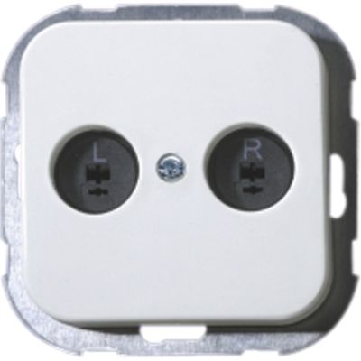 Opus luidspreker contactdoos DIN wit