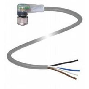Pepperl+Fuchs 210596 Kabeldoos M12 Aantal polen (sensoren): 4 Bus, haaks 10.00 m 1 stuk(s)