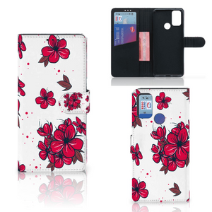 Alcatel 1S (2021) Hoesje Blossom Red