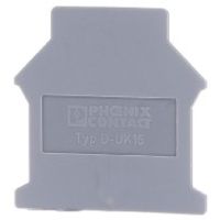 D-UK 16  - End/partition plate for terminal block D-UK 16 - thumbnail
