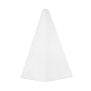 Piepschuim vorm/figuur - piramide - wit - H50 cm - hobby/knutsel materialen   -