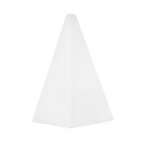 Piepschuim vorm/figuur - piramide - wit - H50 cm - hobby/knutsel materialen   -