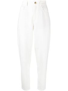 Brunello Cucinelli pantalon à coupe fuselée - Blanc