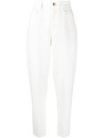 Brunello Cucinelli pantalon à coupe fuselée - Blanc