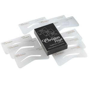 Christian Faye Eyebrow stencil set SPA