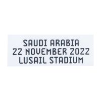 Official World Cup 2022 Matchday Transfer Argentina v Saudi Arabia 22 November 2022 (Argentina Home) - thumbnail
