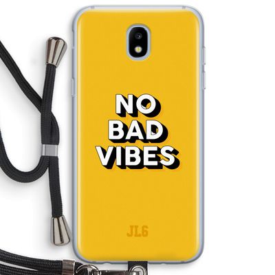 No Bad Vibes: Samsung Galaxy J5 (2017) Transparant Hoesje met koord