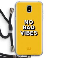 No Bad Vibes: Samsung Galaxy J5 (2017) Transparant Hoesje met koord