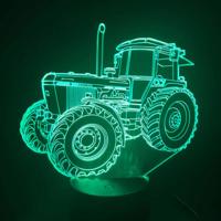 3D LED LAMP - TRACTOR 2 - Ontwerp-zelf.nl