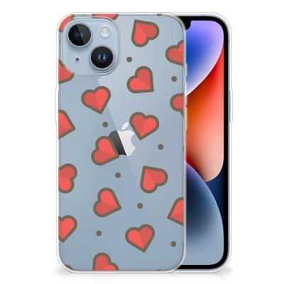 Apple iPhone 14 | TPU bumper | Hearts