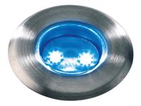 Garden lights astrum blue inbouwspot 12 v 1 lm 0.5 w 12000-15000 k - Velleman