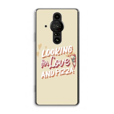 Pizza is the answer: Sony Xperia Pro-I Transparant Hoesje
