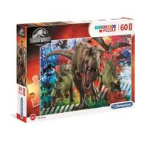CLEMENTONI - 26456 - SuperColor 60 pezzi Maxi - Jurassic World