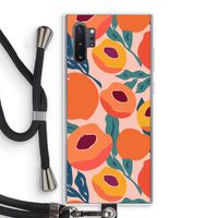 Perzik: Samsung Galaxy Note 10 Plus Transparant Hoesje met koord