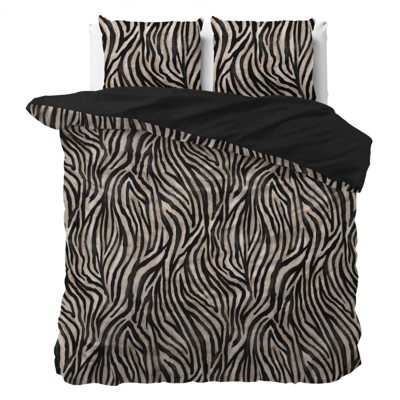 Dekbedovertrek Zebra Icon Strepen 200x200 Cm Anti Allergie & Anti Huisstofmijt & Gezien Op TV Sleeptime Essentials - Dekbed-Discounter.nl