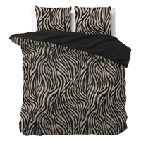 Dekbedovertrek Zebra Icon Strepen 200x200 Cm Anti Allergie & Anti Huisstofmijt & Gezien Op TV Sleeptime Essentials - Dekbed-Discounter.nl