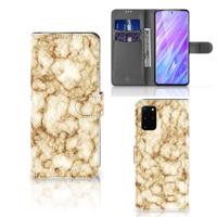 Samsung Galaxy S20 Plus | Bookcase | Marmer Goud