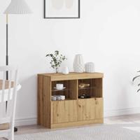 Dressoir Bruin 81 x 37 x 67 cm Bewerkt hout