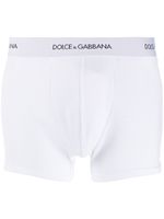 Dolce & Gabbana boxer à bande logo - Blanc