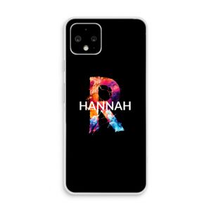 Abstract Spectrum: Pixel 4 Transparant Hoesje
